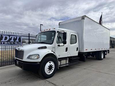 Freightliner M2 106 24 ft Box Truck - 260HP, 6 Speed Allison Hs Automatic, Roll up Door, Liftgate