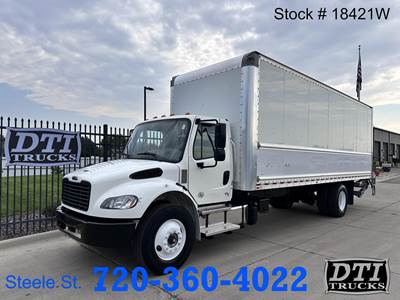 Freightliner M2 106 26 ft Box Truck - 240HP, 6 Speed Allison Rds Automatic, Roll up Door, Liftgate