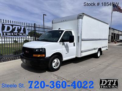 GMC Savana G3500 16 ft Box Truck - 6 Speed Automatic, Roll up Door