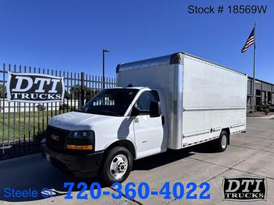 GMC Savana G3500 16 ft Box Truck - 6 Speed Automatic, Roll up Door