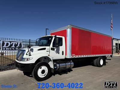 International MV Box Truck - 220HP, Amt, Liftgate