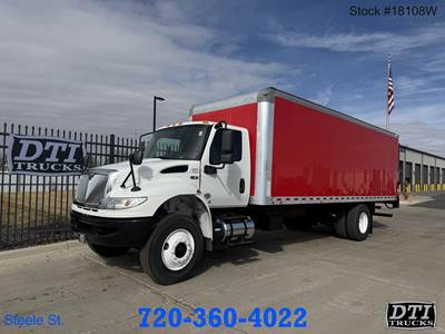 International MV Box Truck - 220HP, 6 Speed Automatic, Liftgate