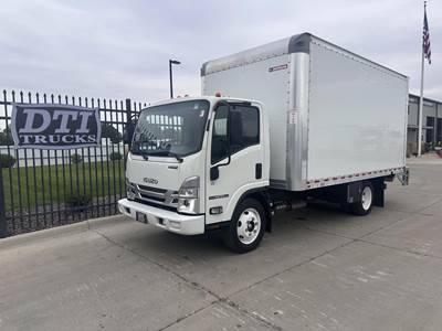 Isuzu NPR HD Box Truck - 350HP, Automatic, Roll up Door, Liftgate