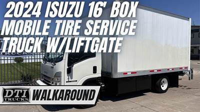 Isuzu NRR 16 ft Box Truck - 350HP, 6 Speed Allison Rds Automatic, Roll up Door, Liftgate