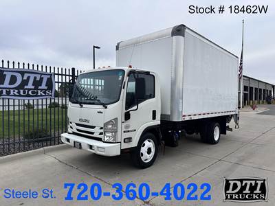 Isuzu NRR 16 ft Box Truck - 210HP, 6 Speed Automatic, Roll up Door, Liftgate