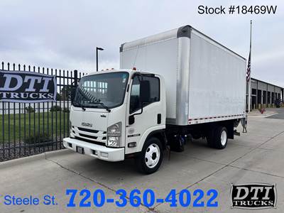 Isuzu NRR 16 ft Box Truck - 210HP, 6 Speed Automatic, Roll up Door, Liftgate