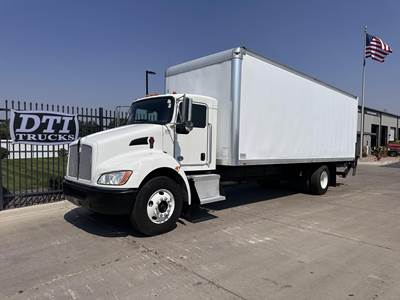 Kenworth T270 Box Truck - 260HP, 6 Speed Allison Rds Automatic, Liftgate