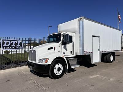 Kenworth T270 26 ft Box Truck - 220HP, 6 Speed Allison Hs Automatic, Roll up Door