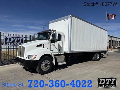 Kenworth T270 26 ft Box Truck - 260HP, 6 Speed Automatic