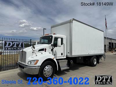Kenworth T270 20 ft Box Truck - 260HP, 6 Speed Automatic, Liftgate