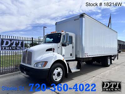 Kenworth T270 26 ft Box Truck - 220HP, 6 Speed Allison Rds Automatic, Roll up Door, Liftgate