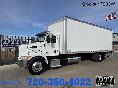 Peterbilt T337 26 ft Box Truck - 240HP, 6 Speed Automatic, Liftgate