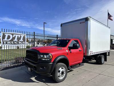 RAM 5500 16 ft Box Truck - 360HP, 6 Speed Autoshift Automatic, Roll up Door