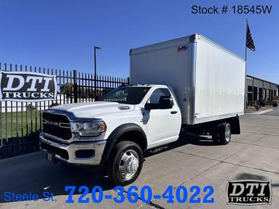 RAM 5500 16 ft Box Truck - 360HP, 6 Speed Automatic, Roll up Door