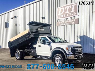 Ford F-550 Single Axle Dump Truck - 7.3L 350HP, 10 Speed Automatic