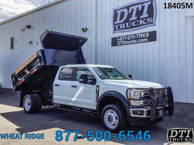 Ford F-550 Single Axle Dump Truck - 7.3L 335HP, 10 Speed Automatic
