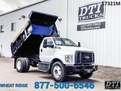 Ford F-650 Single Axle Dump Truck - 7.3L 335HP, 6 Speed Automatic