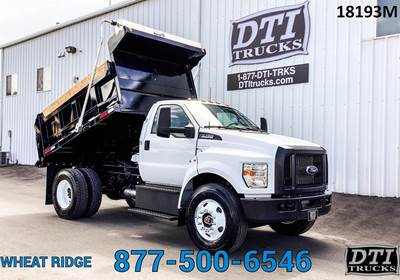 Ford F-750 Single Axle Dump Truck - 335HP, 6 Speed Automatic