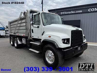 Freightliner 114SD Dump Truck - Detroit 470HP, 6 Speed Allison Rds Automatic, 15' Dump