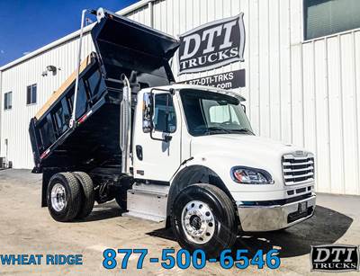 Freightliner M2 106 Single Axle Dump Truck - Cummins 330HP, 6 Speed Allison Rds Automatic, 10' Dump