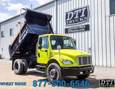 Freightliner M2 106 Single Axle Dump Truck - Cummins 240HP, 6 Speed Allison Rds Automatic, 10' Dump