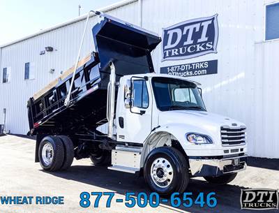 Freightliner M2 106 Single Axle Dump Truck - Cummins 330HP, 6 Speed Allison Rds Automatic, 12' Dump