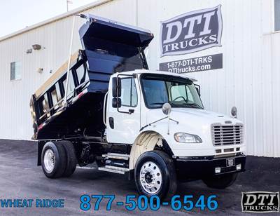 Freightliner M2 106 Single Axle Dump Truck - Cummins 350HP, 6 Speed Allison Hs Automatic
