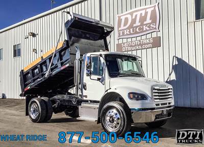 Freightliner M2 106 Single Axle Dump Truck - Cummins 330HP, 6 Speed Allison Rds Automatic
