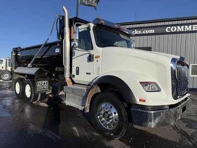 International HX Dump Truck - Cummins 505HP, 18 Speed Manual, 16' Dump