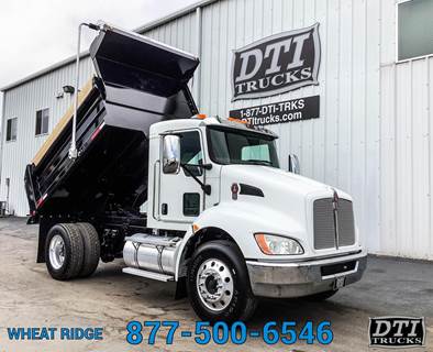 Kenworth T270 Single Axle Dump Truck - Paccar 300HP, 6 Speed Allison Rds Automatic