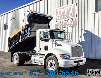 Kenworth T270 Single Axle Dump Truck - Paccar 260HP, 6 Speed Allison Rds Automatic