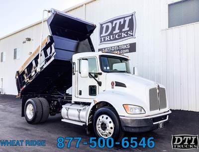 Kenworth T270 Single Axle Dump Truck - Paccar 280HP, 6 Speed Allison Rds Automatic