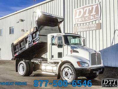 Kenworth T270 Single Axle Dump Truck - Paccar 300HP, 6 Speed Allison Rds Automatic