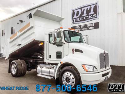Kenworth T270 Single Axle Dump Truck - Paccar 300HP, 6 Speed Allison Rds Automatic