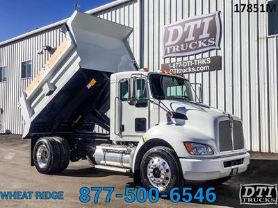 Kenworth T370 Single Axle Dump Truck - Paccar 300HP, 6 Speed Allison Rds Automatic