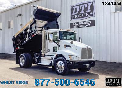 Kenworth T370 Single Axle Dump Truck - Paccar 260HP, 6 Speed Allison Rds Automatic