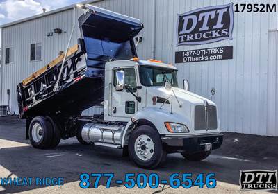 Kenworth T370 Single Axle Dump Truck - Paccar 300HP, 6 Speed Allison Rds Automatic