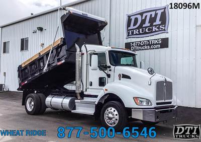 Kenworth T440 Single Axle Dump Truck - Paccar 370HP, 6 Speed Allison Rds Automatic