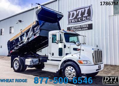 Peterbilt 337 Single Axle Dump Truck - Paccar 250HP, 6 Speed Allison Rds Automatic