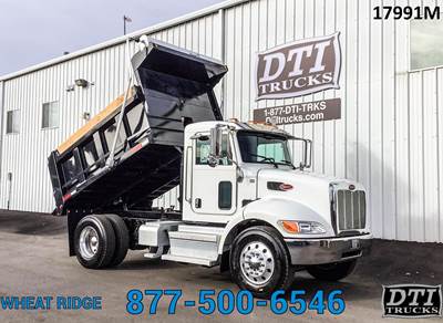 Peterbilt 337 Single Axle Dump Truck - Paccar 300HP, 6 Speed Allison Hs Automatic