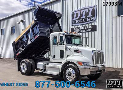 Peterbilt 337 Single Axle Dump Truck - Paccar 300HP, 6 Speed Allison Hs Automatic