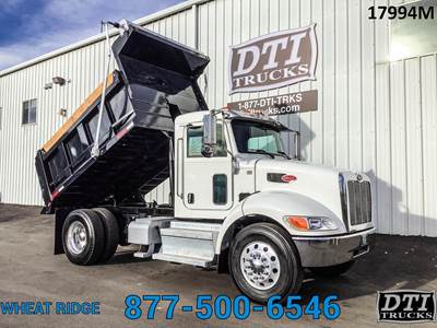 Peterbilt 337 Single Axle Dump Truck - Paccar 260HP, 6 Speed Allison Hs Automatic