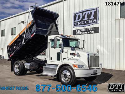 Peterbilt 337 Single Axle Dump Truck - Paccar 260HP, 6 Speed Allison Rds Automatic