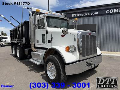 Peterbilt 365 Dump Truck - Cummins 450HP, 6 Speed Allison Rds Automatic, 14' Dump
