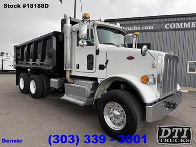 Peterbilt 365 Dump Truck - Cummins 450HP, 6 Speed Allison Rds Automatic, 14' Dump