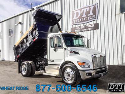 Peterbilt 536 Single Axle Dump Truck - Paccar 300HP, 8 Speed Automatic, 10' Dump