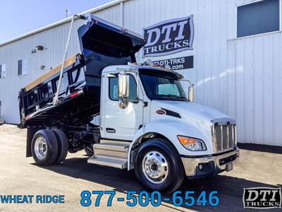 Peterbilt 536 Single Axle Dump Truck - Paccar 300HP, 8 Speed Automatic