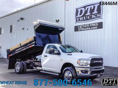 RAM 3500 Single Axle Dump Truck - Cummins 360HP, 6 Speed Automatic