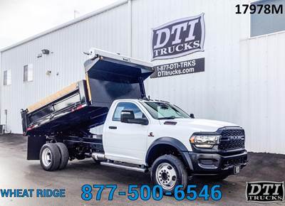 RAM 5500 Single Axle Dump Truck - Cummins 360HP, 6 Speed Automatic
