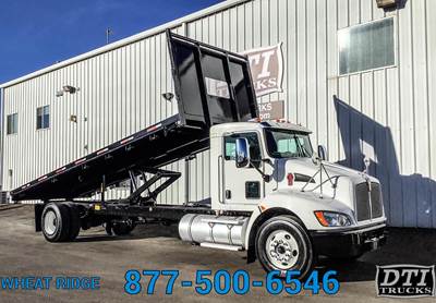 Kenworth T370 Flatbed Dump Truck - 300HP, 6 Speed Allison Rds Automatic